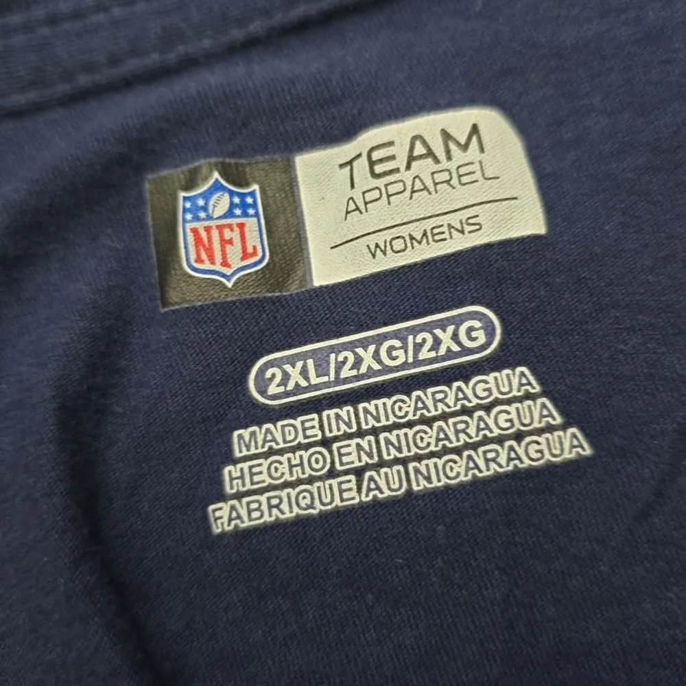 NFL womens graphic tshirt sz 2xl - Picture 3 of 3